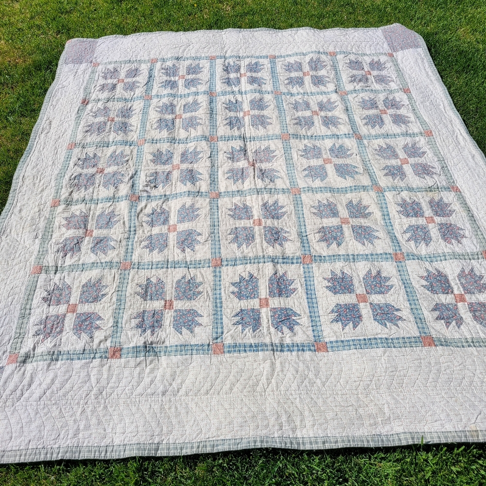 Vintage LL Bean patchwork quilt.